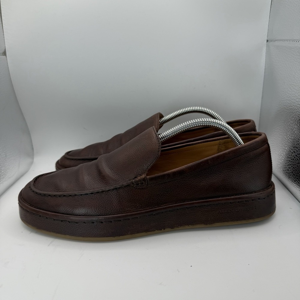 Allen Edmonds "BRODY" Men's Venetian Slip-On SNEAKERS 9 D Dark Brown Excellent